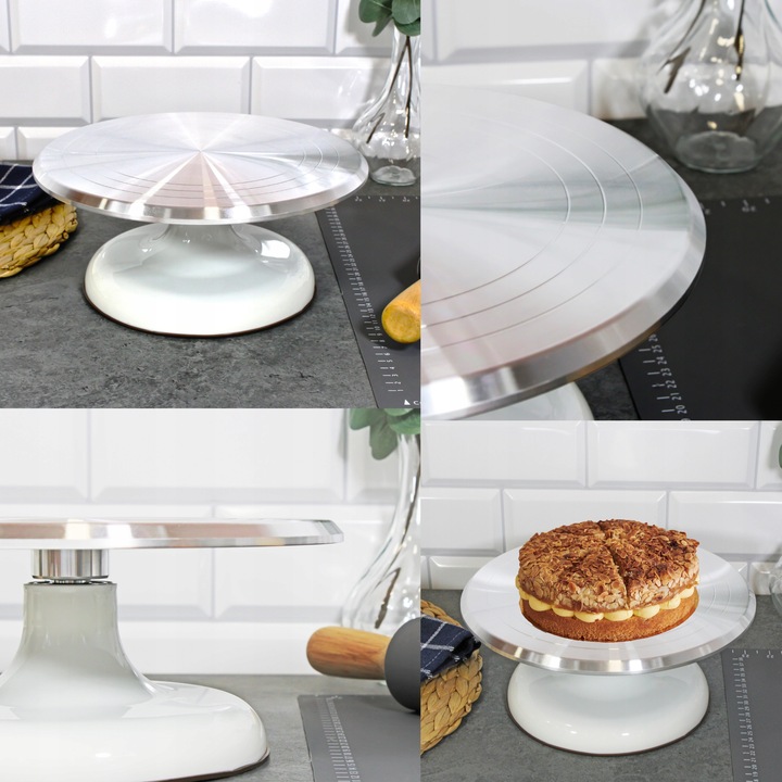 PATERA OBROTOWA DEKORATOR DO TORTU CIAST KREM DEKORACJE URODZINY 25 cm