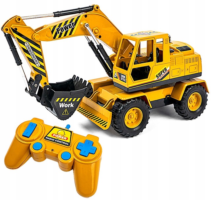 ZDALNIE STEROWANA KOPARKA SPYCHACZ NA PILOT