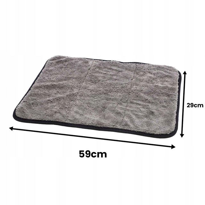 PUSZYSTY RĘCZNIK DO OSUSZANIA AUTA MYCIA MIKROFIBRA XXL CZYŚCIK ŚCIERKA