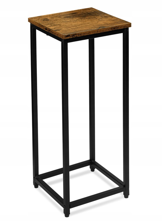 KWIETNIK STOJĄCY METALOWY RUSTYKALNY LOFTOWY STOJAK PÓŁKA NA KWIATY