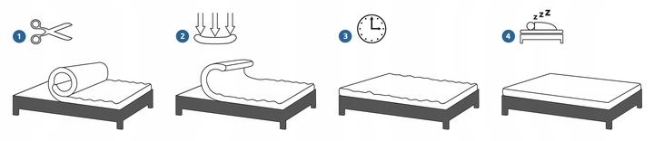 Materac 90x200 DARK exclusive H3 pocket stref MASUJĄCY kokos 24cm