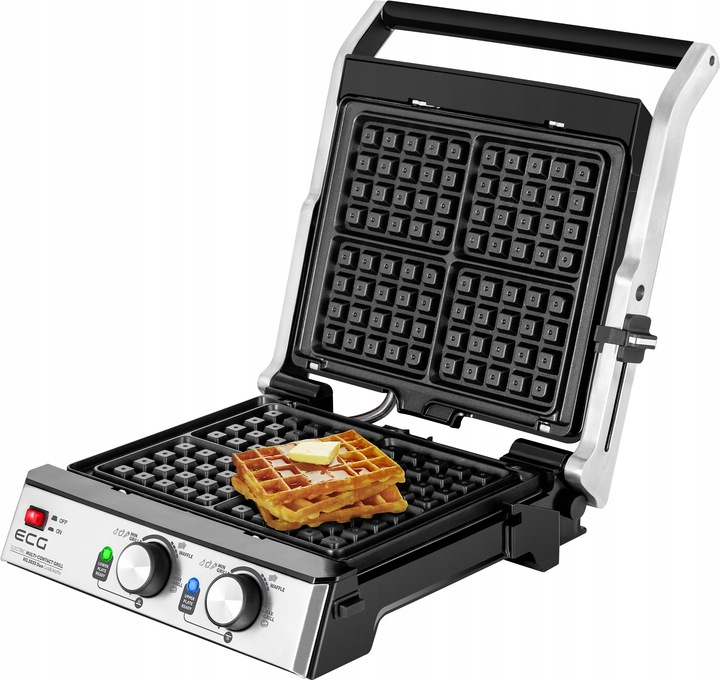 GRILL ELEKTRYCZNY ECG KG 2033 OPIEKACZ PANINI GOFRY BBQ 3w1 2000W
