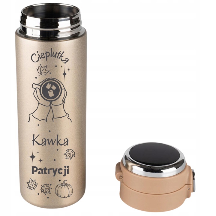 Kubek Termiczny z Wyświetlaczem LED + Grawer Prezent Dla Niej i Niego