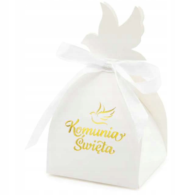 PUDEŁKA na słodycze PREZENY dla gości KOMUNIA IHS
