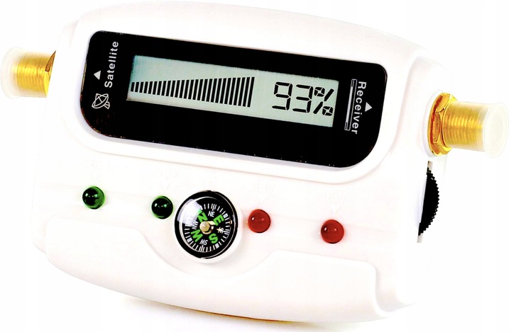 MIERNIK DO SATELITY Sygnału Satelitarnego SAT LCD +KABEL