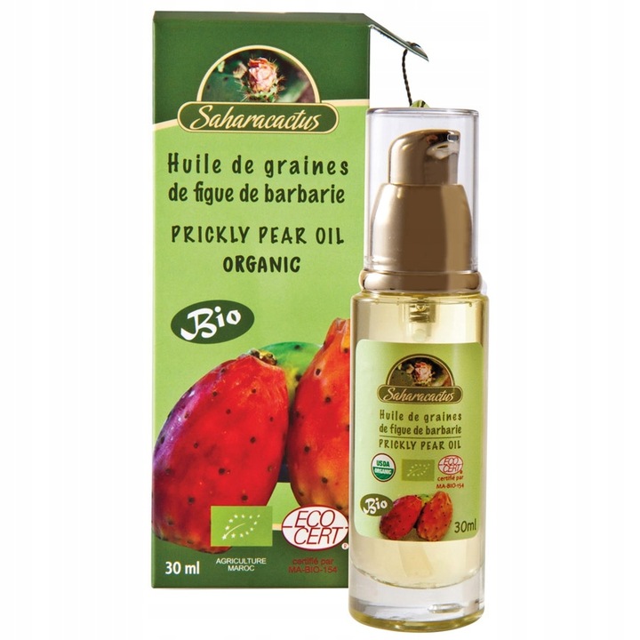 BIO Olej z Opuncji Premium - Odmładzanie Skóry Anti-Aging (pompka) 30ml