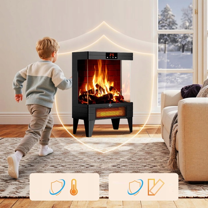 GRZEJNIK ELEKTRYCZNY KOMINEK FARELKA domowy łazienkowy MOCNY Z