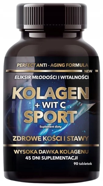 INTENSON KOLAGEN + WITAMINA C SPORT 500mg 90 tabletek