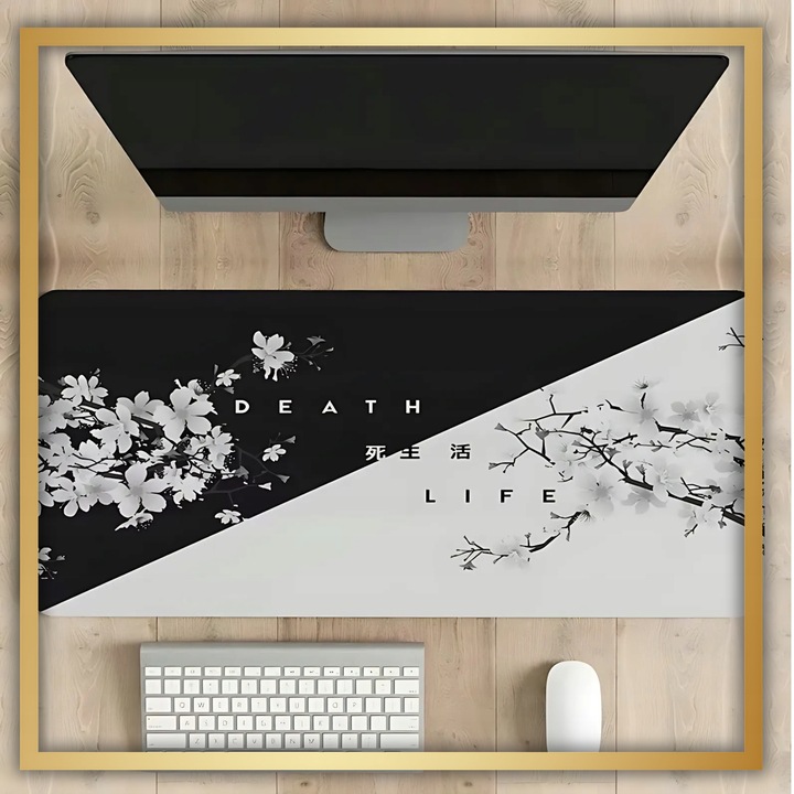 PODKŁADKA POD MYSZ MYSZKĘ I KLAWIATURĘ DUŻA GAMINGOWA 90X40CM NA BIURKO XXL