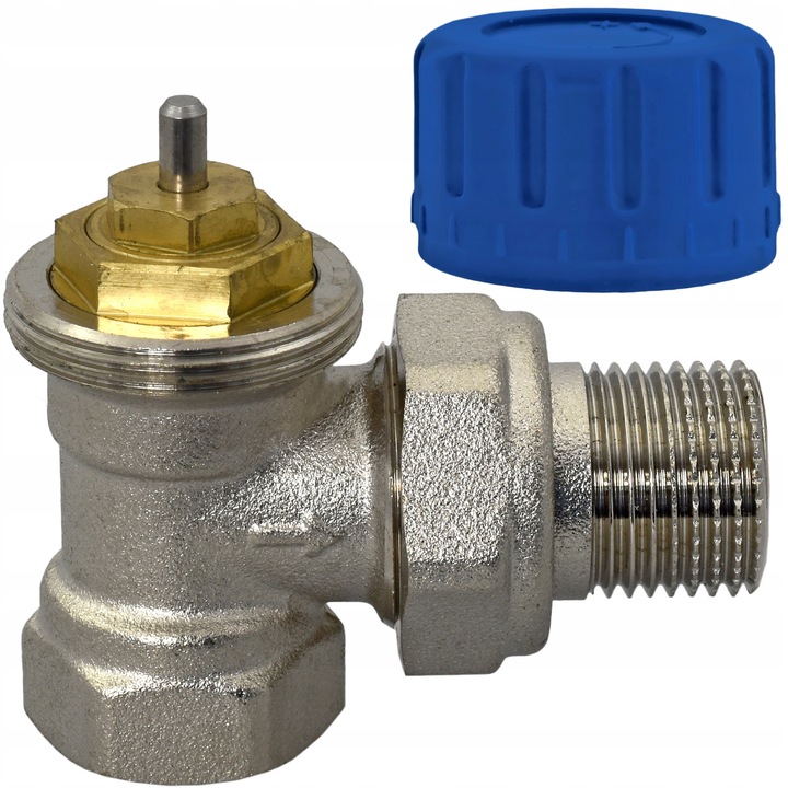 ZAWÓR termostatyczny 1/2" DN15 Grzejnikowy Kątowy zasilający HANZ+ M30,15