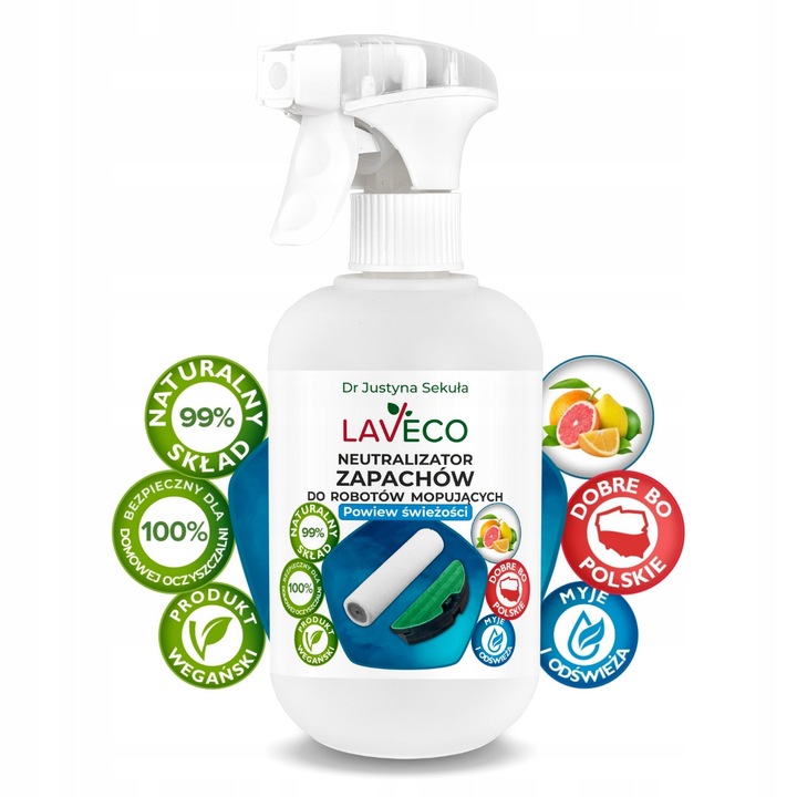 Neutralizator zapachu do robotów myjących mopujący, bionicznych, do wałka