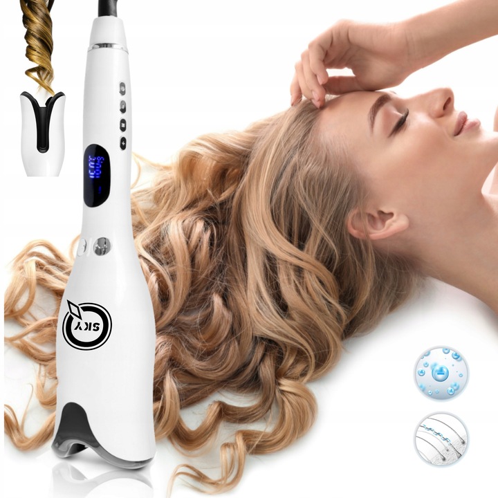 LOKÓWKA DO WŁOSÓW AUTOMATYCZNA OBROTOWA SPIN CURL CERAMICZNA DUŻE LOKI