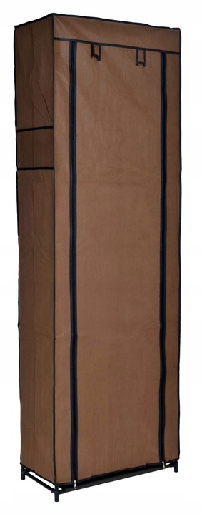 SZAFKA TEKSTYLNA Z PÓŁKAMI NA BUTY SKŁADANA STOJAK REGAŁ ORGANIZER