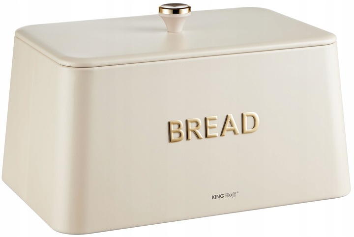 Chlebak KING Hoff KH-1950 kremowy metalowy elegancki design Pieczywo