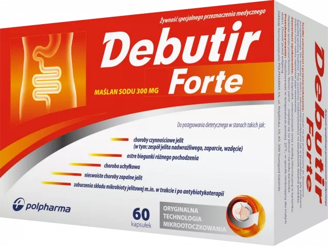 DEBUTIR FORTE 300 mg: 60 kapsułek