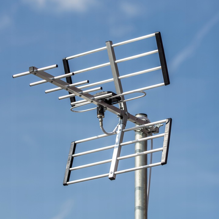 ANTENA DVBT2 DO TV NAZIEMNEJ KIERUNKOWA ZEWNĘTRZNA MUX8 4K LTE MOCNA VAYOX