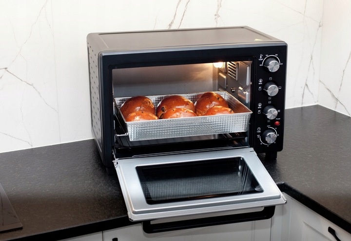 Mini Piekarnik 48L suszarka do grzybów - termoobieg rożno światło 2x