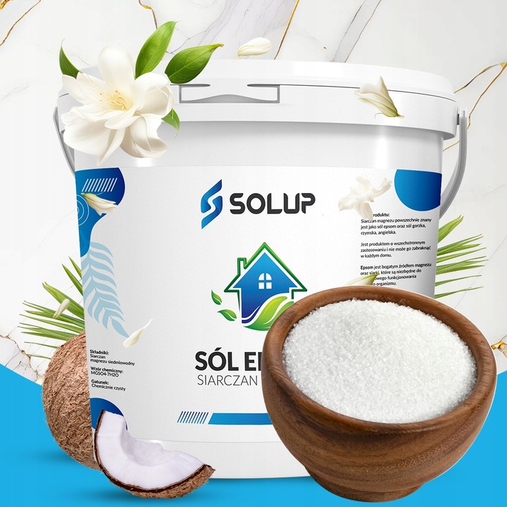 Siarczan magnezu sól gorzka czysty 99,5% epsom 5kg