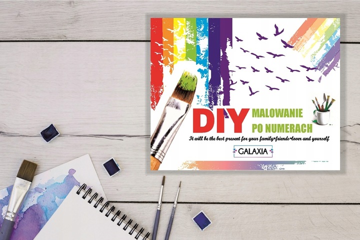 MALOWANIE PO NUMERACH Z RAMĄ Obrazy Do Malowania Po Numerkach OBRAZ 40x40