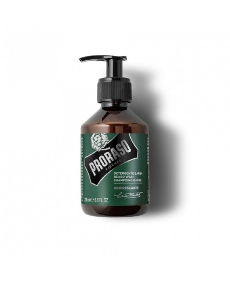 Proraso Odświeżający szampon do brody 200 ml Refreshing