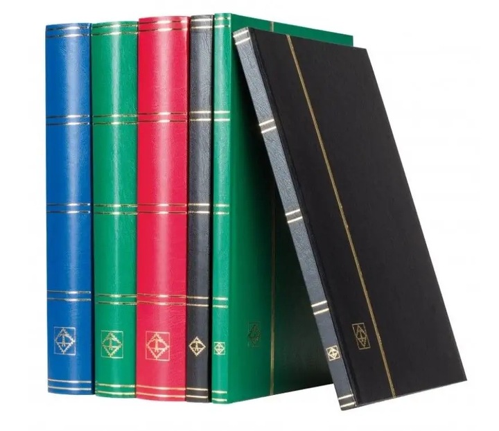 Leuchtturm klaser na znaczki 32 czarne strony,czarny Basic