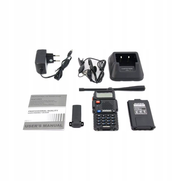 Baofeng UV-5R 5W Radio SKANER POLICJA PKP PSP OSP