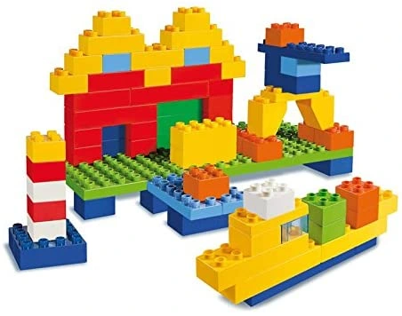 Klocki konstrukcyjne skrzynka + PŁYTKA UNICO