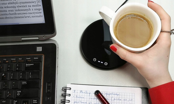 Podgrzewacz do Kubka Kawy Herbaty Podstawka pod Kubek do Biura na