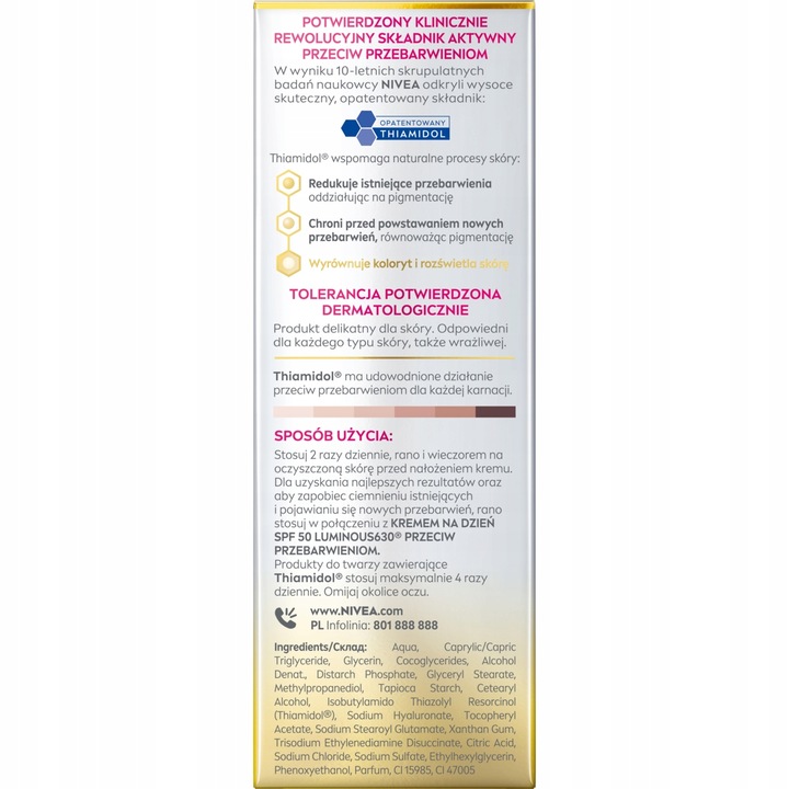 NIVEA LUMINOUS630 Zaawansowane serum na przebarwienia, 30 ml