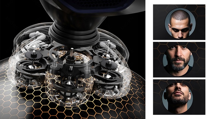 GOLARKA ELEKTRYCZNA MASZYNKA do golenia na łyso ENCHEN Alien Pro 2