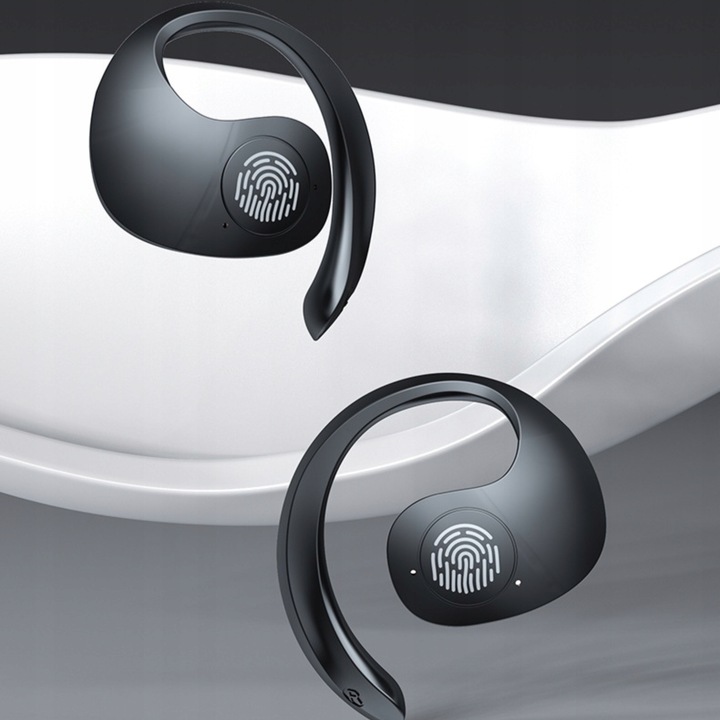 SŁUCHAWKI BEZPRZEWODOWE ZAUSZNE JR07 DO BIEGANIA i ROWER