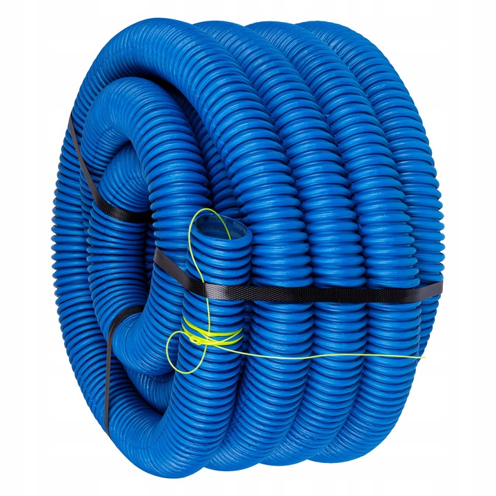 RURA KARBOWANA AROT 50mm 10m PESZEL DO ZIEMI Z PILOTEM NIEBIESKA DVR RDG