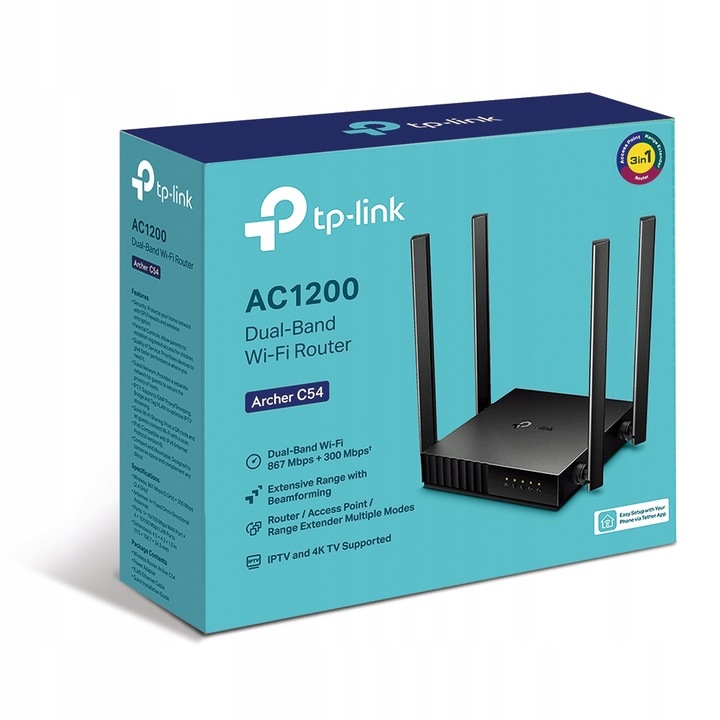 Repeater, Router TP-Link Archer C54 1200Mb/s a/b/g/n/ac