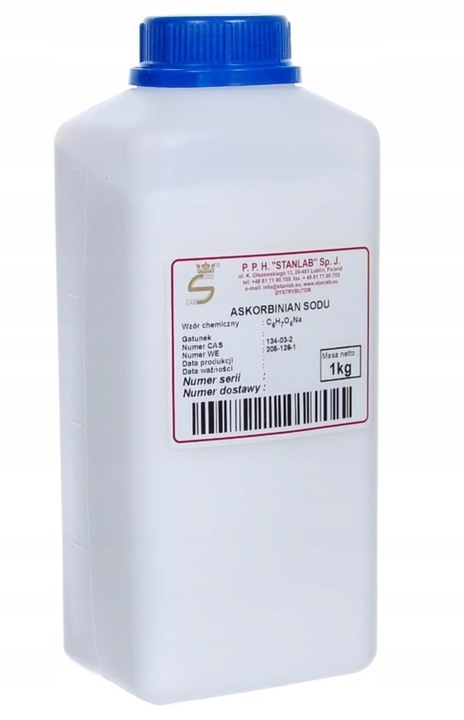Askorbinian Sodu Witamina C 1000 g Stanlab CZDA
