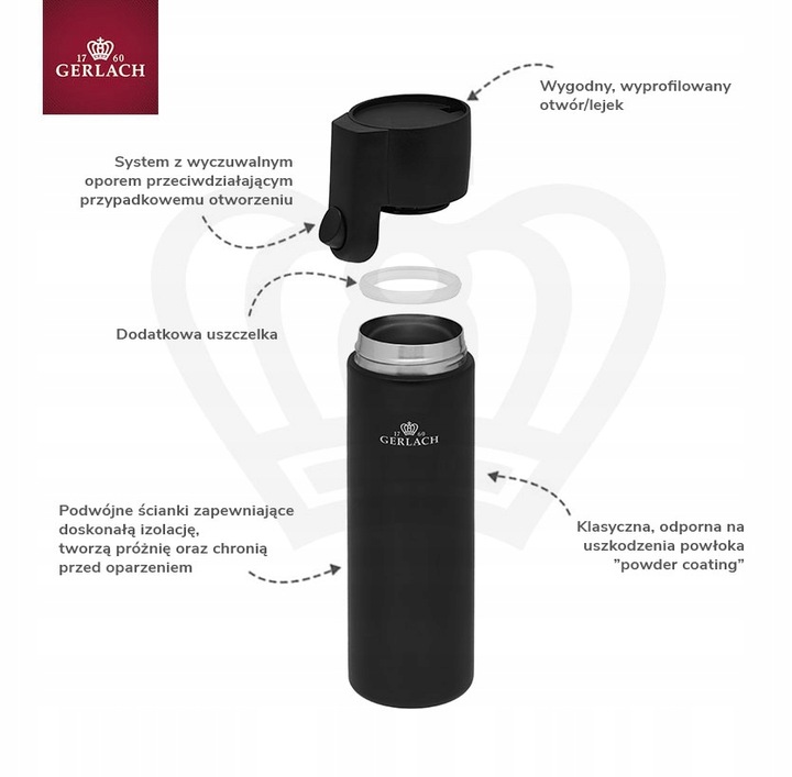 Gerlach Kubek Termiczny Assist 0,5 l