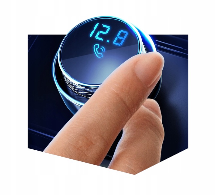 3mk Hyper Car Transmiter FM LED Bluetooth 2x USB