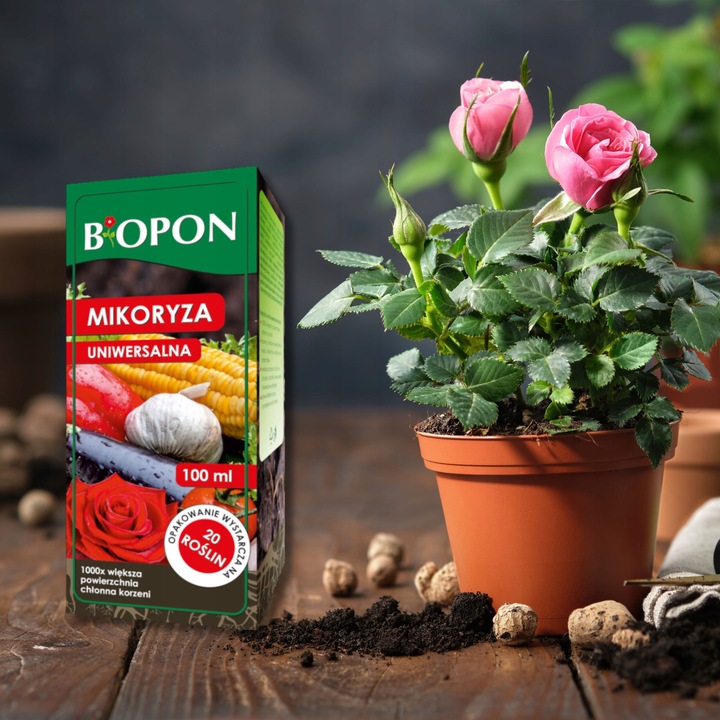 BIOPON MIKORYZA UNIWERSALNA WARZYWA KRZEWY DRZEWA ROŚLINY BALKONOWE