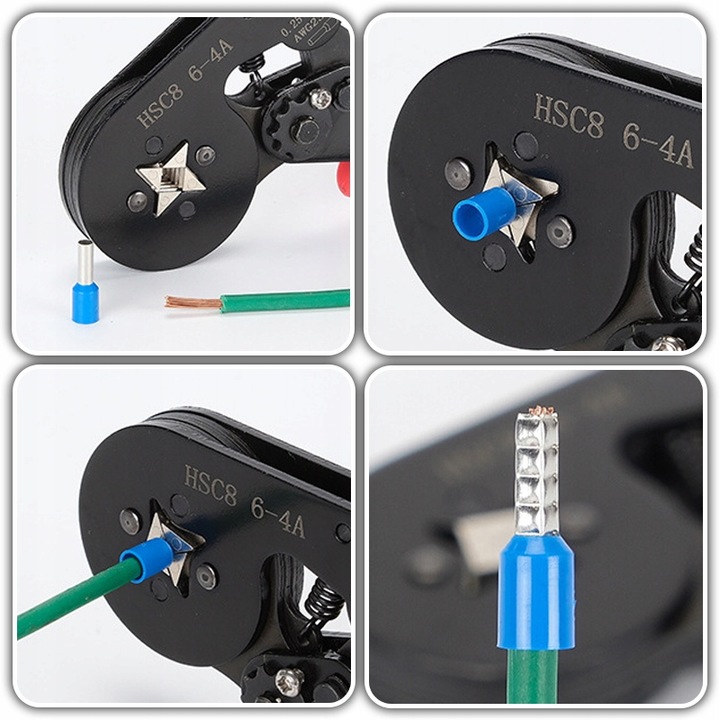 ZACISKARKA PRASKA DO KONEKTORÓW Szczypce PRZEWODÓW KABLI 1200 szt. +