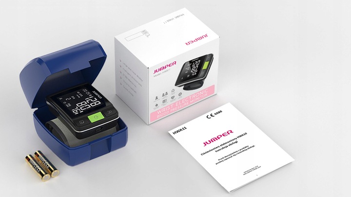 MEDYCZNY Ciśnieniomierz NADGARSTKOWY Jumper HWA11 MÓWI PO POLSKU Aplikacja