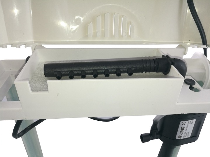 Małe Akwarium dla Bojownika HR-230 7L Zestaw z filtrem i Lampą LED 3