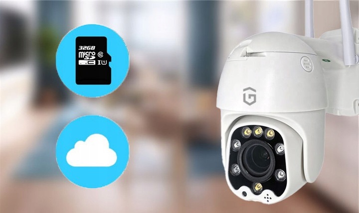 KAMERA ZEWNĘTRZNA IP WiFi OBROTOWA 8 MPX 8 MP 4K IP66 ZOOM 5X DETEKCJA