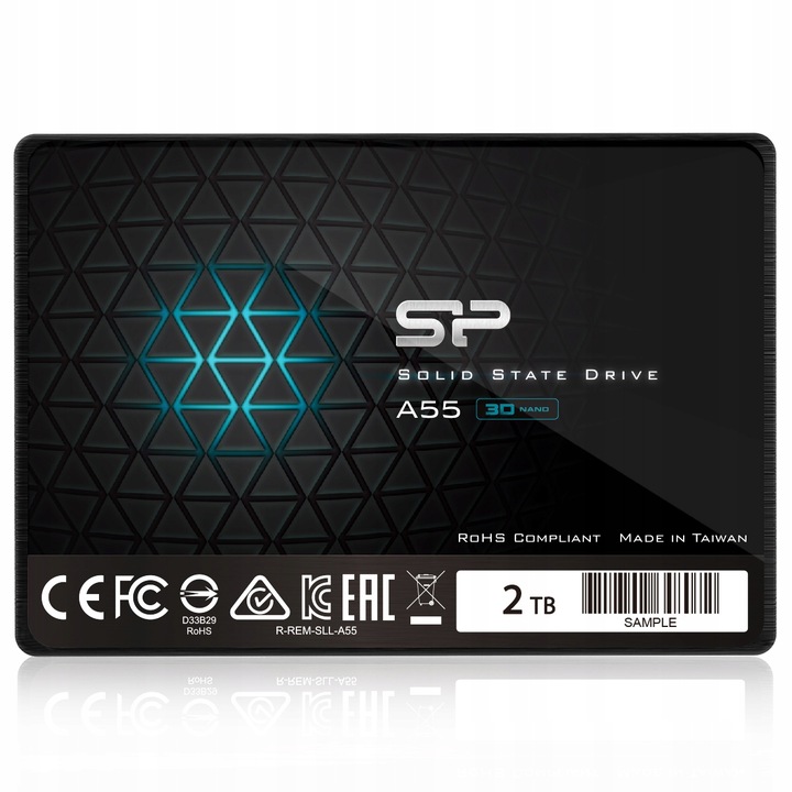 Dysk SSD SP Silicon Power 2TB A55 SLC SATA III 2,5" wewnętrzny dysk SSD