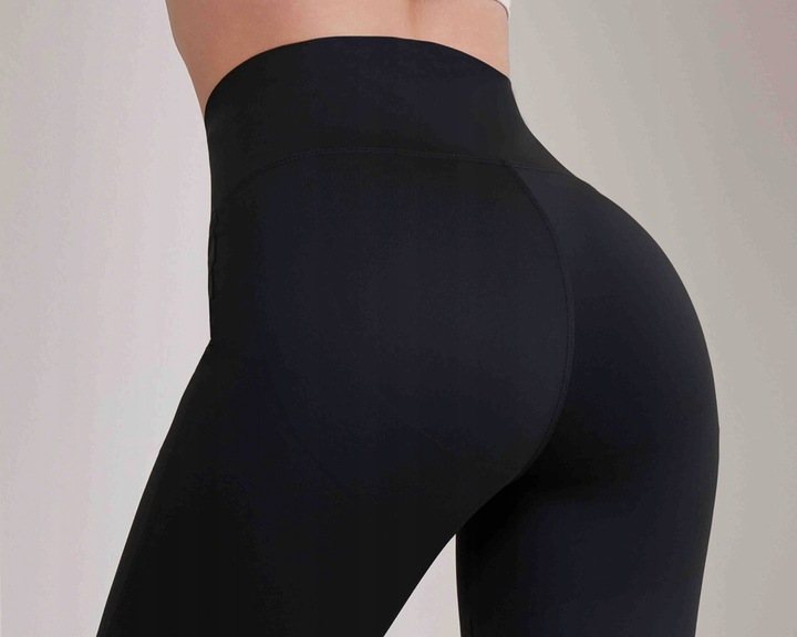 LEGINSY Getry Damskie DZWONY WYSZCZUPLAJĄCE push-up modelujące M/L