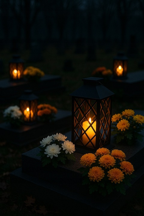 2x Znicz solarny LED Latarenka Lampion Czujnik Zmierzchu św. 10 000