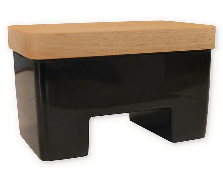 PRACTIC INTELIGENTNA MASELNICZKA WODNA Z POKRYWA POJEMNIK NA MASŁO CZARNA