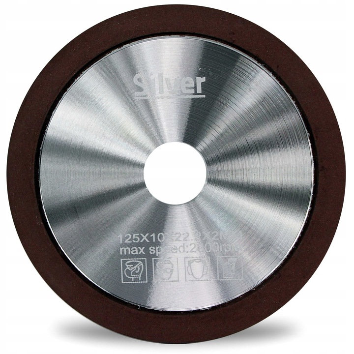 TARCZA DO OSTRZENIA WIDII 125 x 22,2 x 2 x 10mm