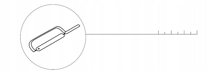 Czarny owalny drążek do szafy garderoby rurka na ubrania 100 cm + 2
