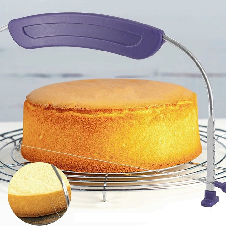 Nóż strunowy do ciasta nóż do biszkoptu krajacz cukierniczy regulacja