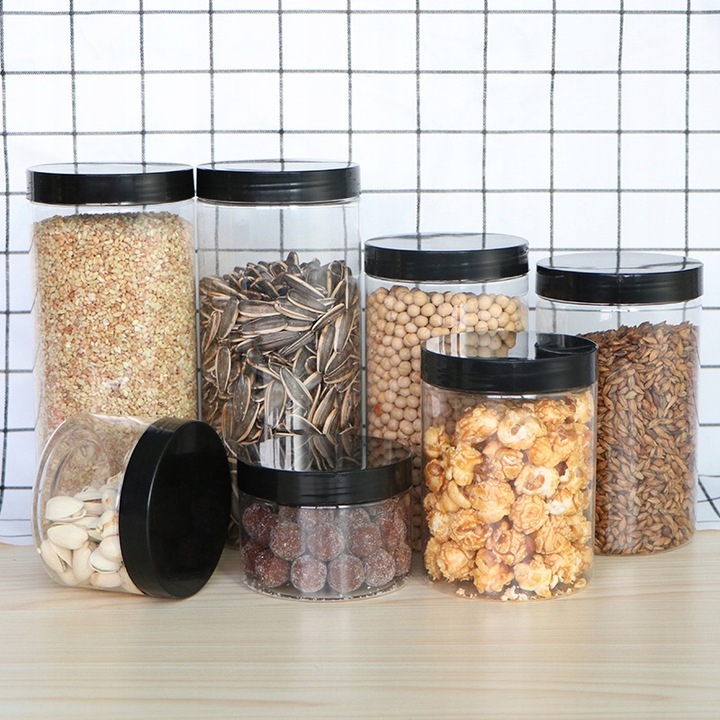 Pojemnik słoik plastikowy 1,5L makaron 1500ml x 6