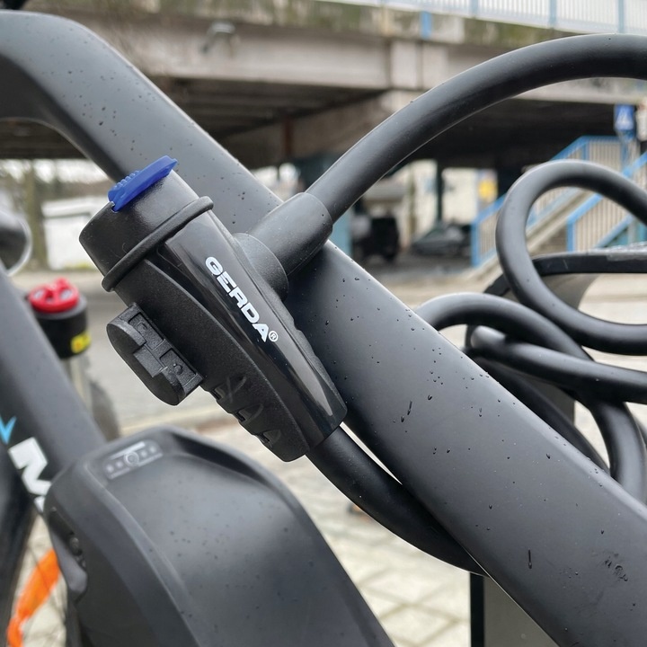 Zabezpieczenie rowerowe linka Gerda FLEX MAX 1800/12T